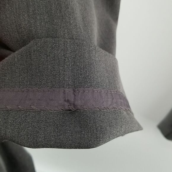Worthington Trouser Pants Women's 10 Petite Modern Fit Straight Leg Grey Office - Picture 11 of 11